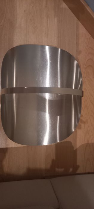 Cesto em inox para lenha