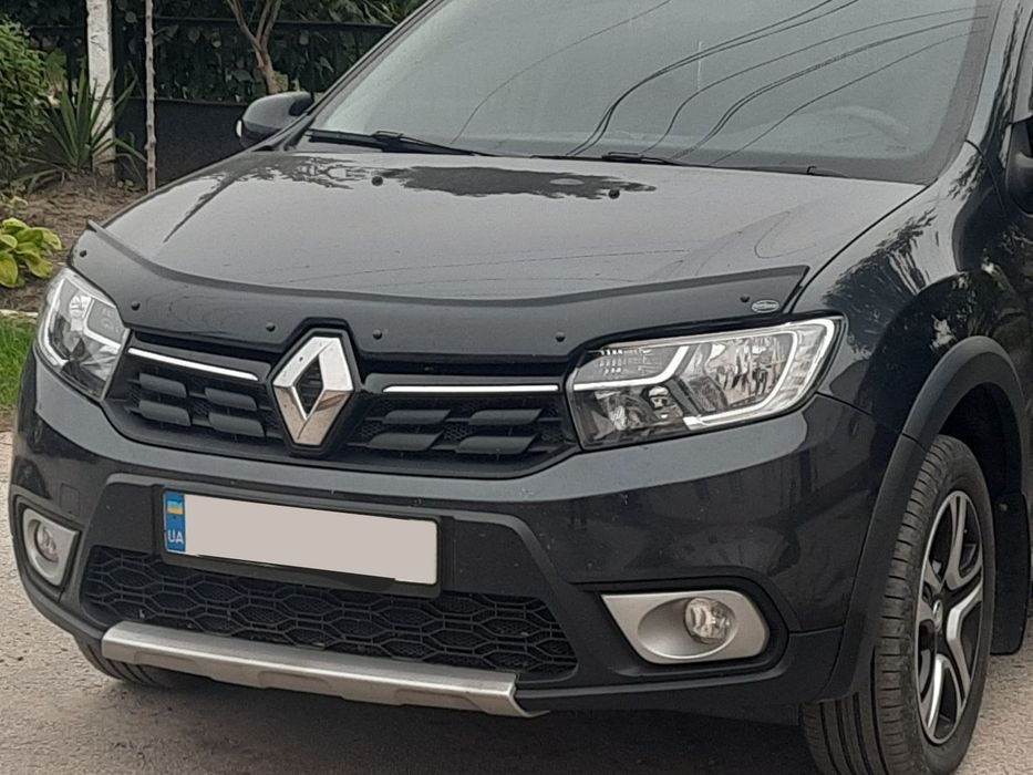 Renault Logan MCV 2013-2022 рр. Дефлектор капоту (EuroCap)