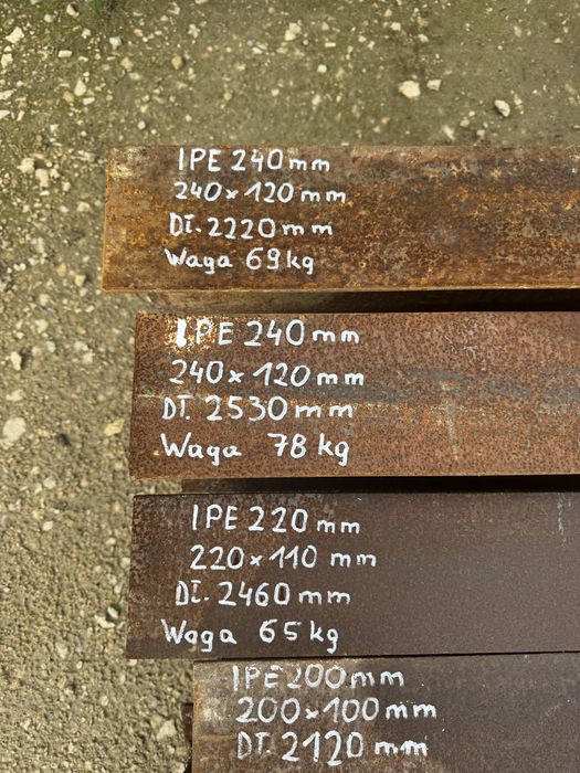 Dwuteownik IPE 240mm 220mm tregra nadproże  200mm słup belka stropowa