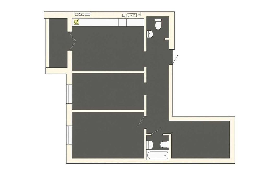 Продається простора 3-кімнатна квартира у ЖК «Атмосфера»
