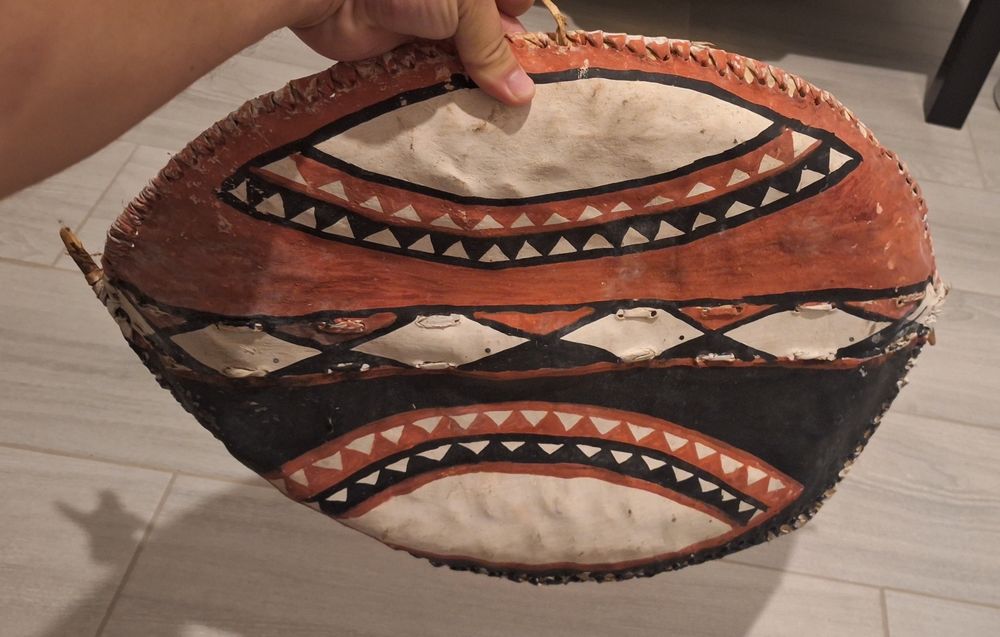 Escudo Maasai Autêntico Artesanal Quénia