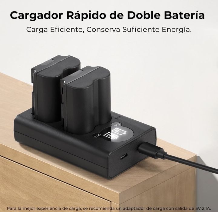 Pack 2 Baterias NP-W235 Fujifilm + Carregador Duplo