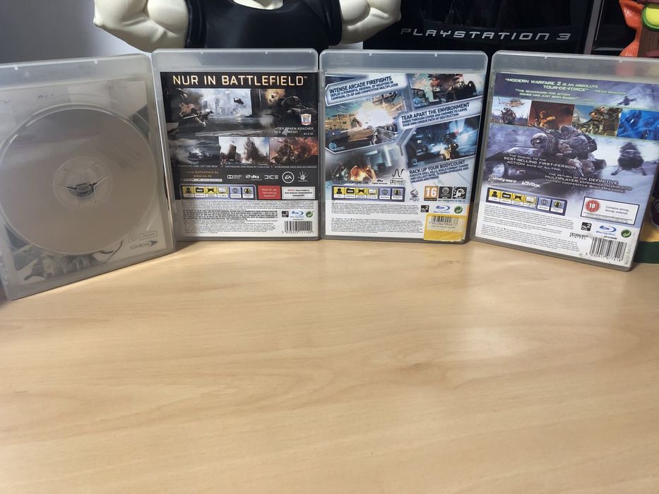 Zestaw Strzelanek Call of Duty  Battlefield PL PS3 PlayStation 3