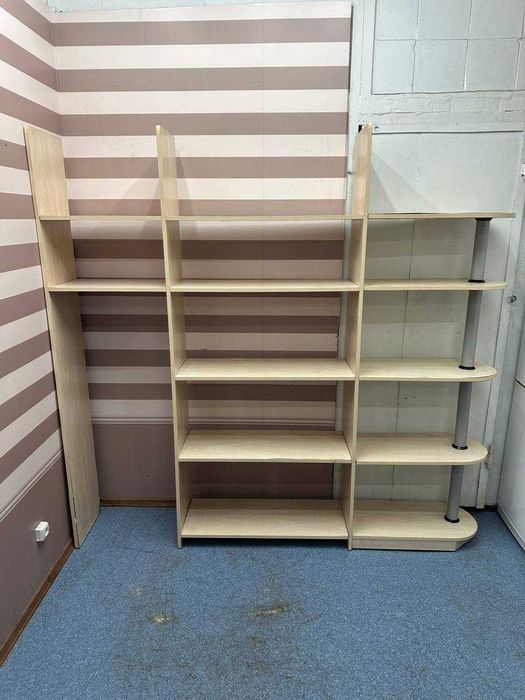 Шафа-стелаж з полицями на три секції Ш.Г.В.2200х350х2080мм м.Шулявська