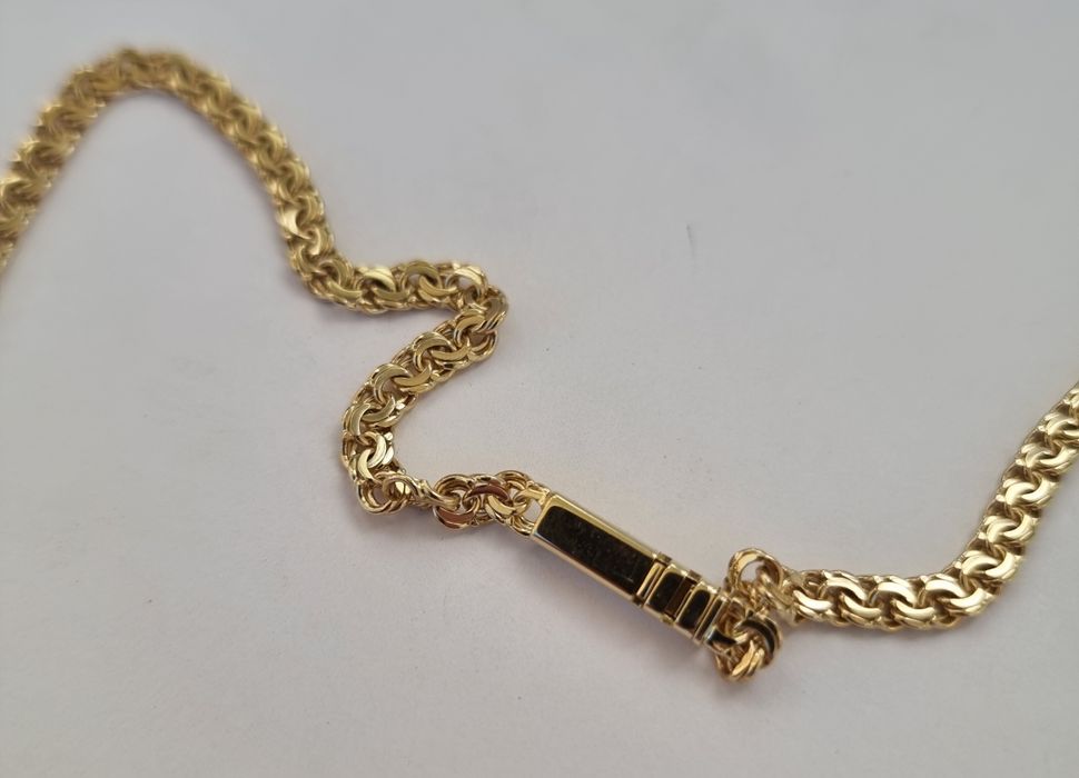 Nowy złoty łańcuszek Galibardi / Garibaldi 585 14k 21.72g.  55cm.