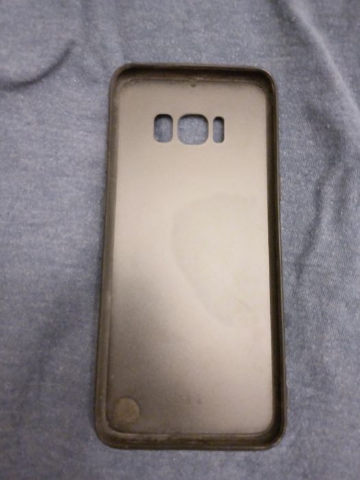 Capa telemóvel Samsung S8 com pega na capa