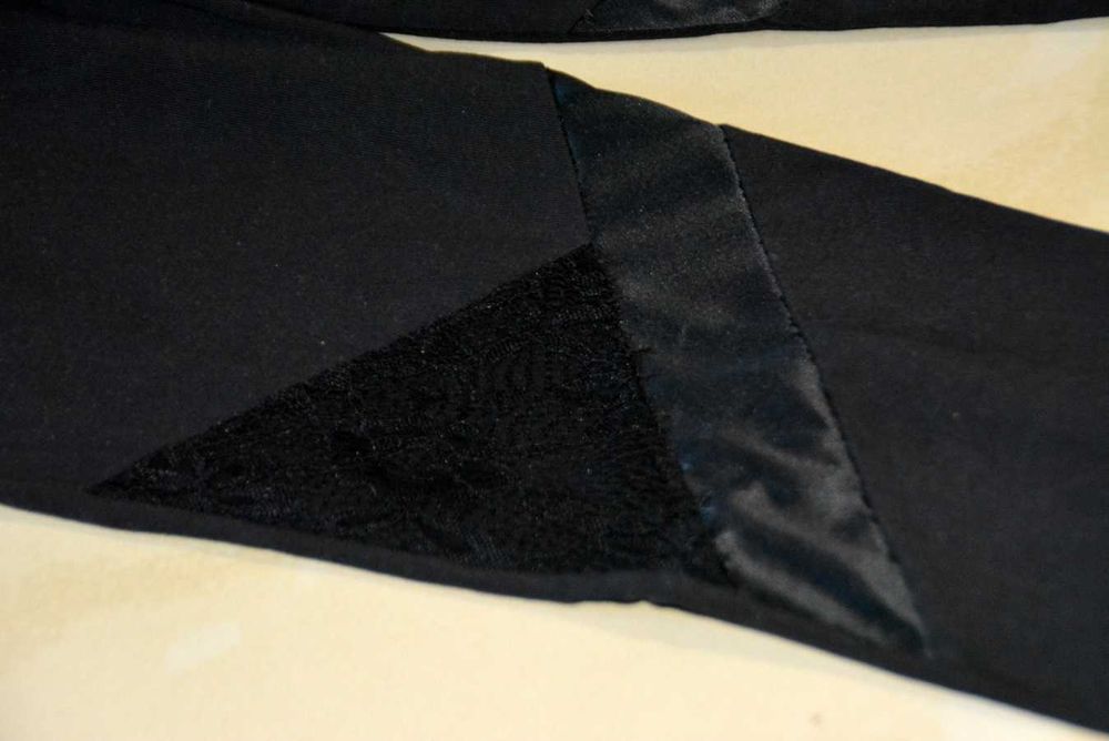 Calzedonia, legginsy z koronką, rozm. s