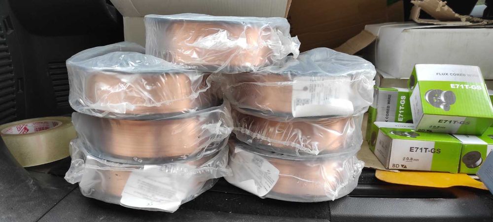 Сварочная проволока катушки по 5,3кг омедненная0,8-1,0-1,2 мм есть НДС