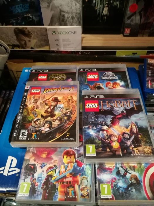 Lego Indiana Jones 2 Move Hobbit Avengers Jurassic world ps3 xbox 360
