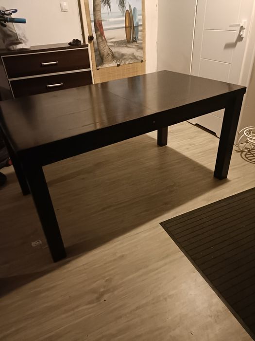 Stół rozkładany venge 160x90