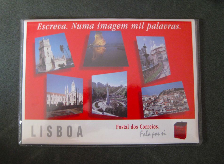 Coleção de Conjuntos de Postais Ilustrados CTT de cidades