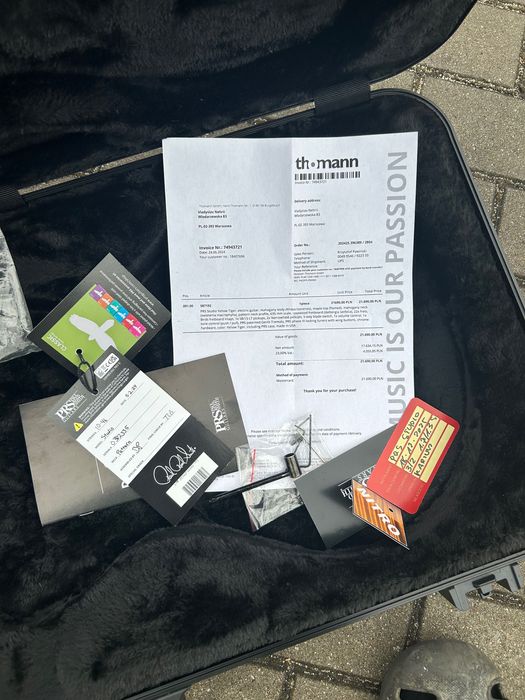 PRS Studio Yellow Tiger