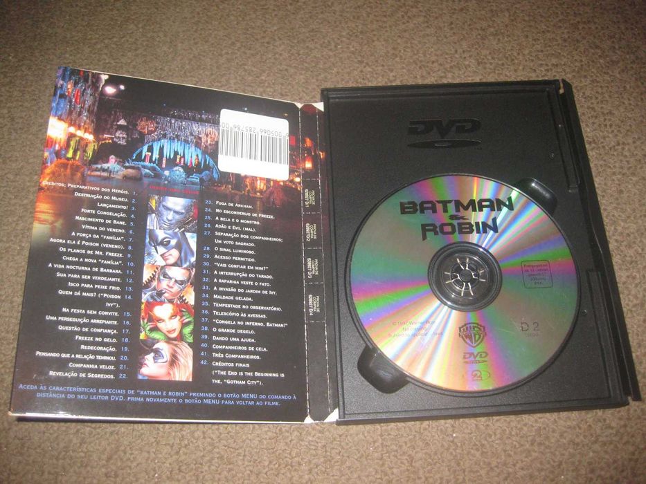 DVD "Batman e Robin" com George Clooney/Snapper