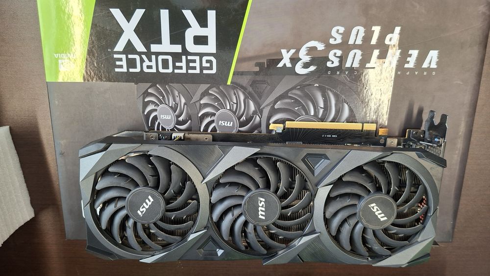 Vendo placa gráfica Rtx MSI 3080 ventus 3x plus 12Gb oc