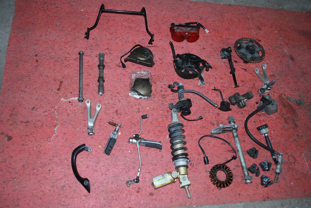 KAWASAKI ZX 6R 2006 część owiewki silnik lagi koło