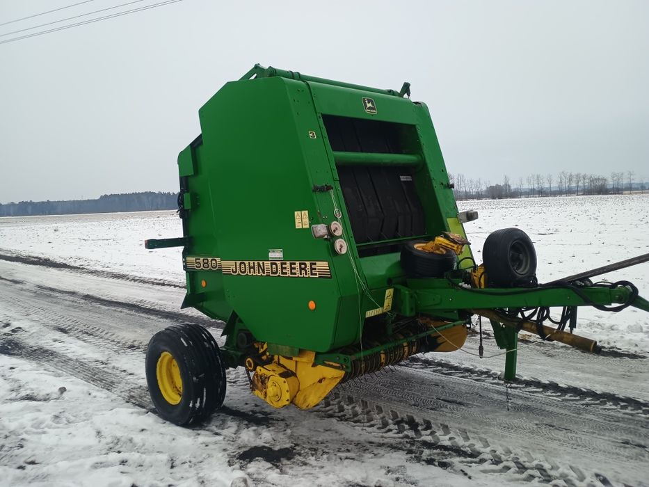 Prasa John Deere 580 sznurek zamiana