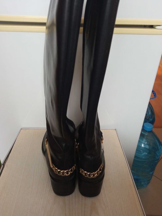 Чоботи жіночі, розмір 35-36, натуральна шкіра