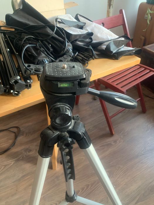 Material Luz tripés para estudio fotografía com 2 lampadas