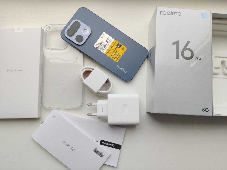 Realme 16 Pro 8/256 ГБ, Grey, 7000 mAh, 200 MP, Dimensity 7300 Max