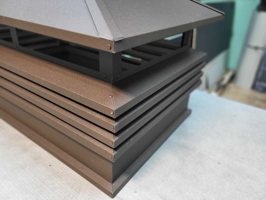 Флюгарка  з жалюзі Колпак на дымоход  Накривка на трубу