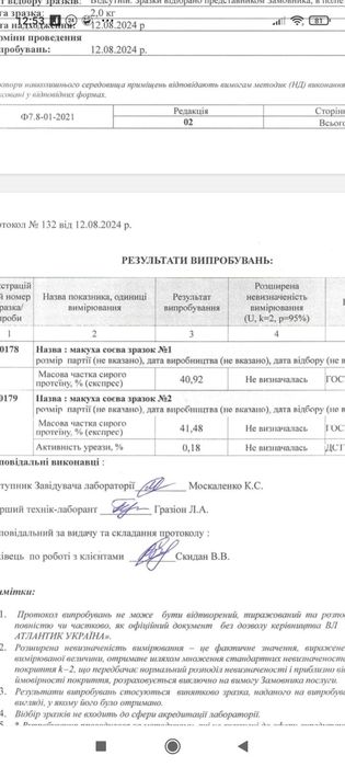 Соєва макуха (шрот)