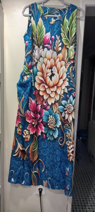 Vestido de verão estampado