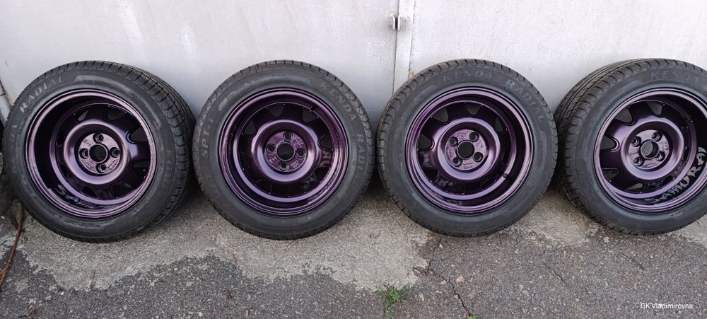 Комплект редких колёс R15 205/55 Kenda Komet Plus на дисках ATS CUP ( R15 W7 PCD4x100 ET28 DIA63.4)