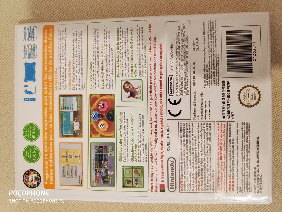 Wii Fit jogo eletrónico para exercício físico