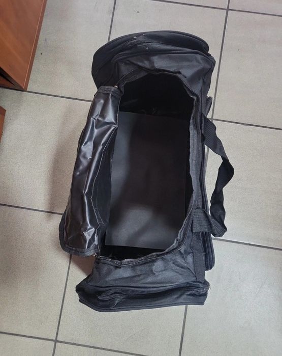 Torba podróżna czarna 80×43×35 cm