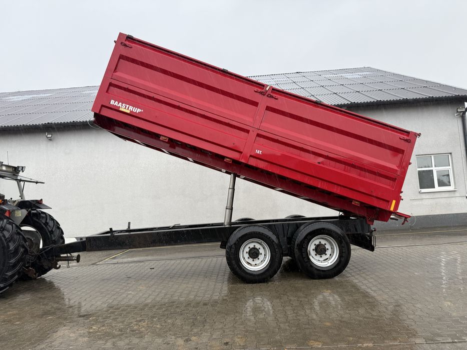 Przyczepa BAASTRUP CTS 16 t tandem hydro burta