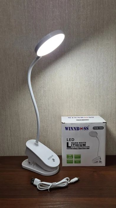 Акція!!! Лампа  акумуляторна на прищепці 3 режими світла