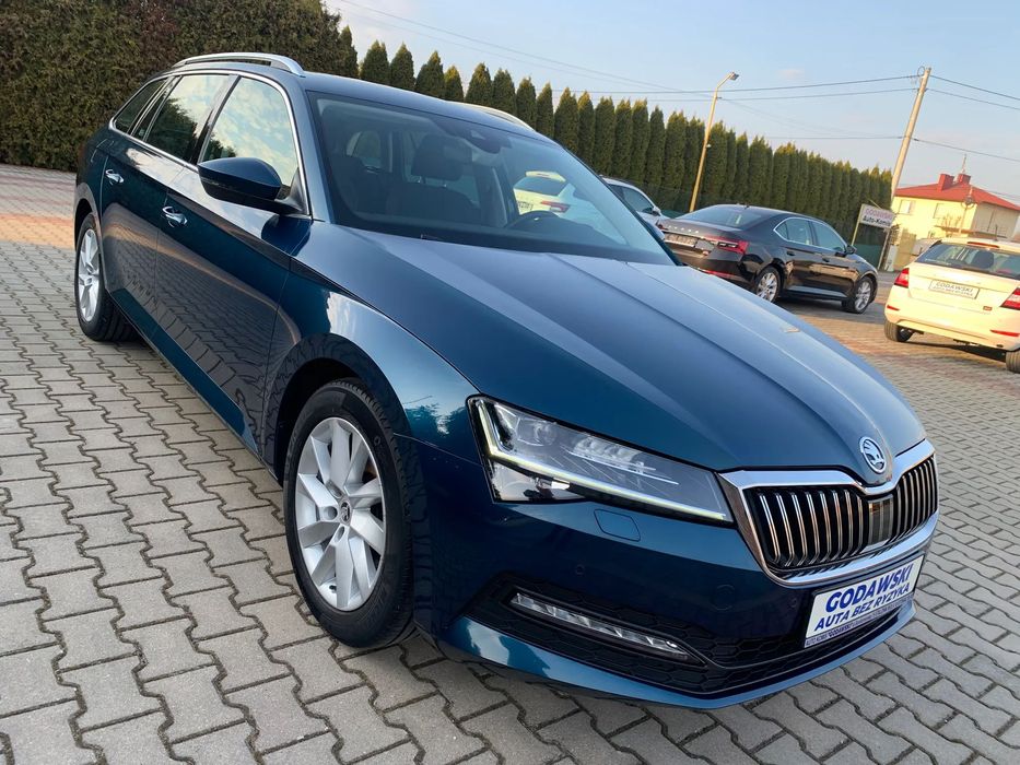 Skoda Superb Virtual Navi Smart Full LED Salon PL I wł. Bezwyp Oryg Lak Gwar F.vat!