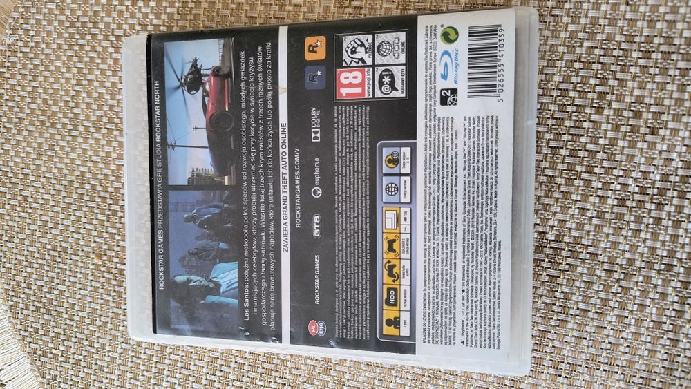 Sprzedam grę GTA V na ps3