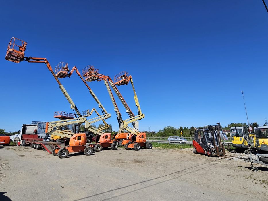 Wynajem podnosnika jlg 600 przegobowego teleskopowego wolnobieznego