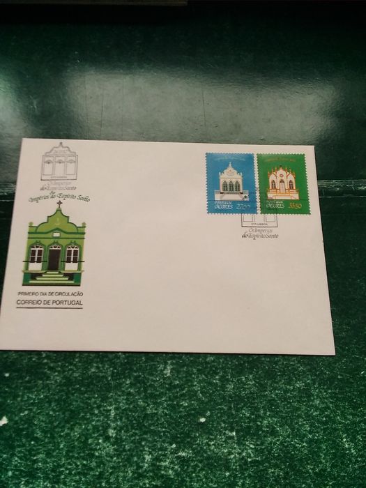 1982 FDC Açores Arquitetura Regional Os Impérios Do Espírito Santo MNH