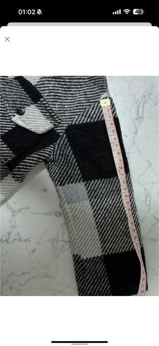 Дитяча тепла сорочка в клітинку