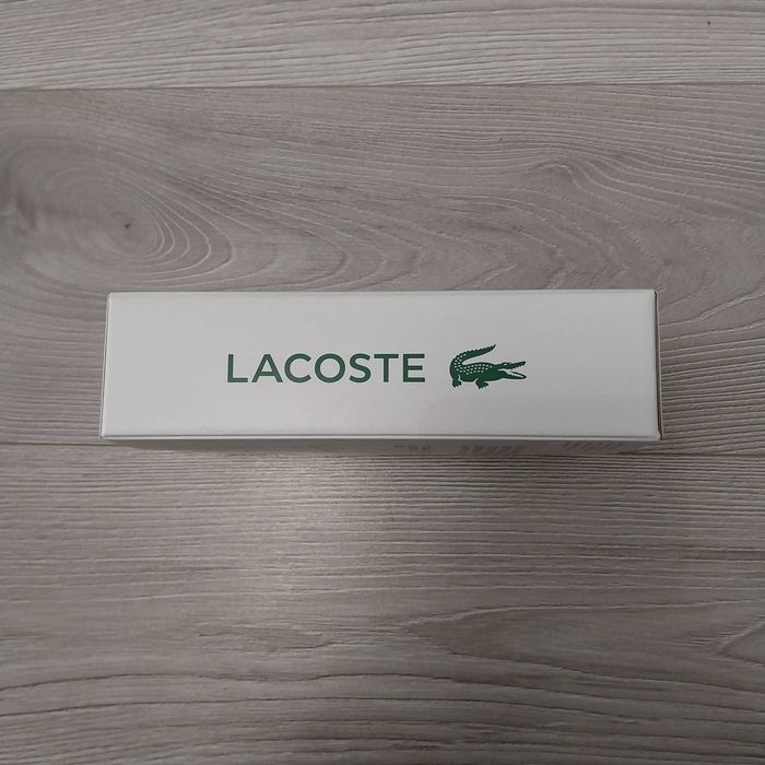 Oryginalne bokserki męskie Lacoste 3pak szare rozmiar L underwear 95% bawełna