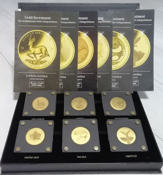 Шикарний набір. ЧАД 5000 франків 2019 р. ЗОЛОТО 999. Сертифікати.