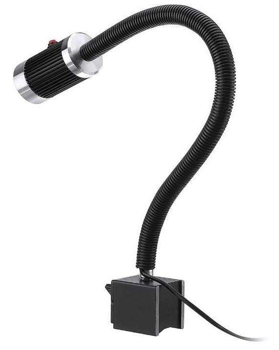Lampa robocza LED z podstawą magnetyczną 9W, regulowana