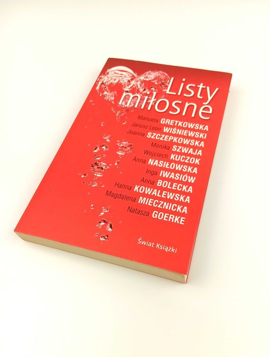 Książka Listy miłosne, Gretkowska, praca zbiorowa, Świat Książki
