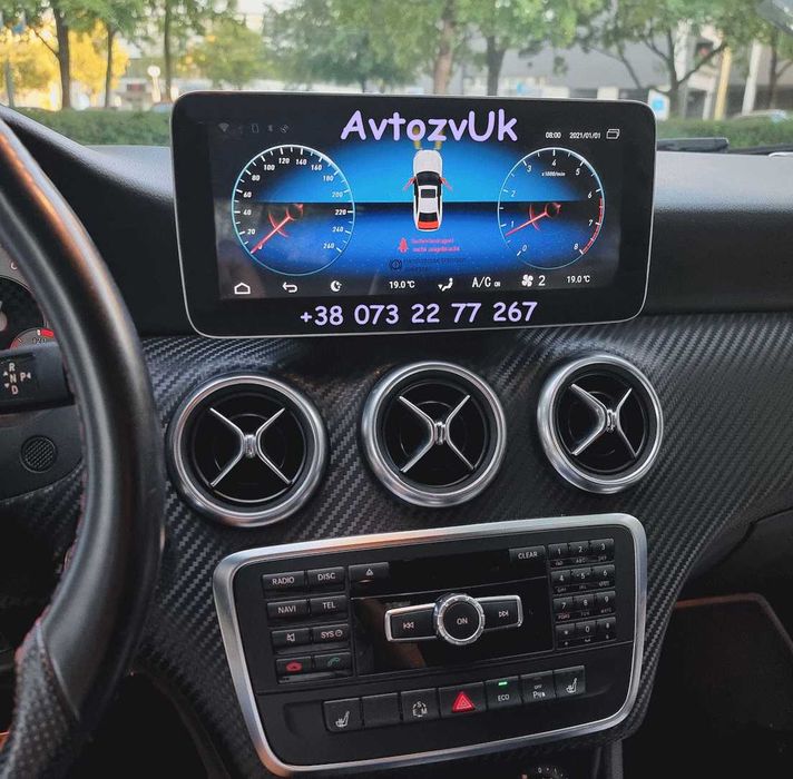 Дисплей Mercedes CLA w246 w176 w117 GLA w156 x156 CarPlay Android 16