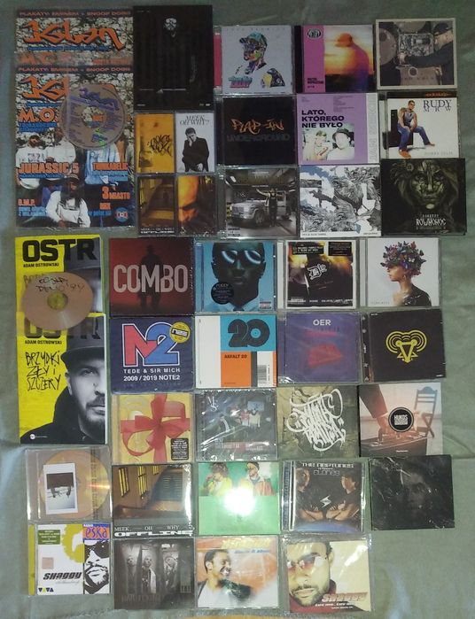 Płyty rap hip-hop, kasety, magazyny (limitowane deluxe premium)