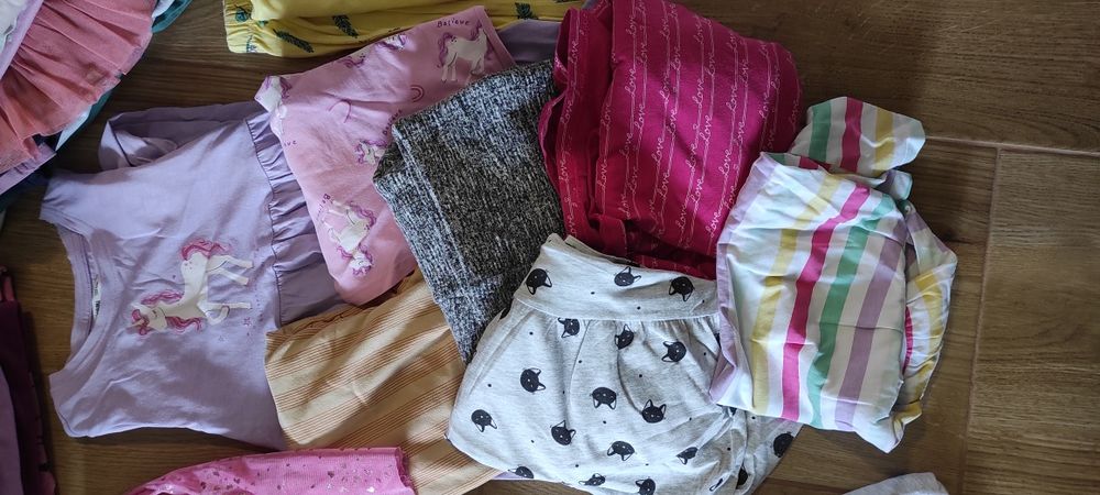 Wór ubranek zima 122