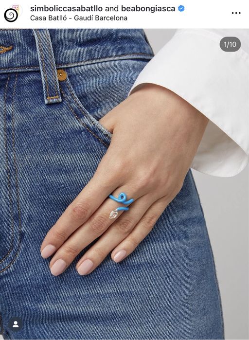 Bea Bongiasca каблучка ексклюзивна  оригінал золото Cartier