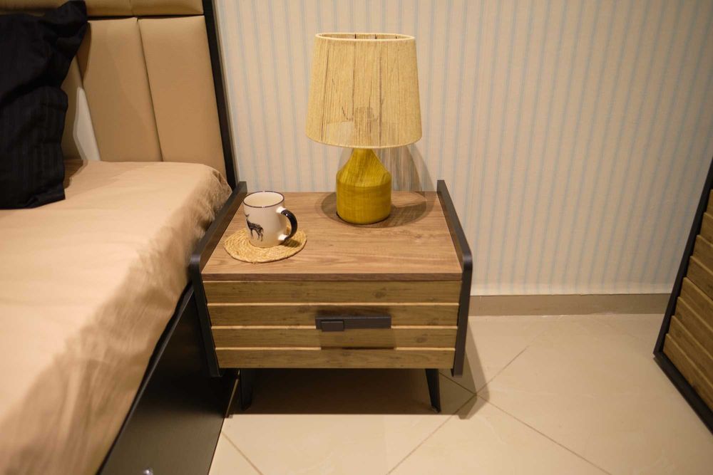 Conjunto Quarto Completo Solteiro Novo | Cama Roupeiro Cómoda Mesa