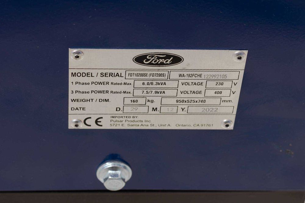 Agregat prąd... 7,9 kVA. FORD DIESEL- Produkt  KANADYJSKI-NIE CHIŃCZYK