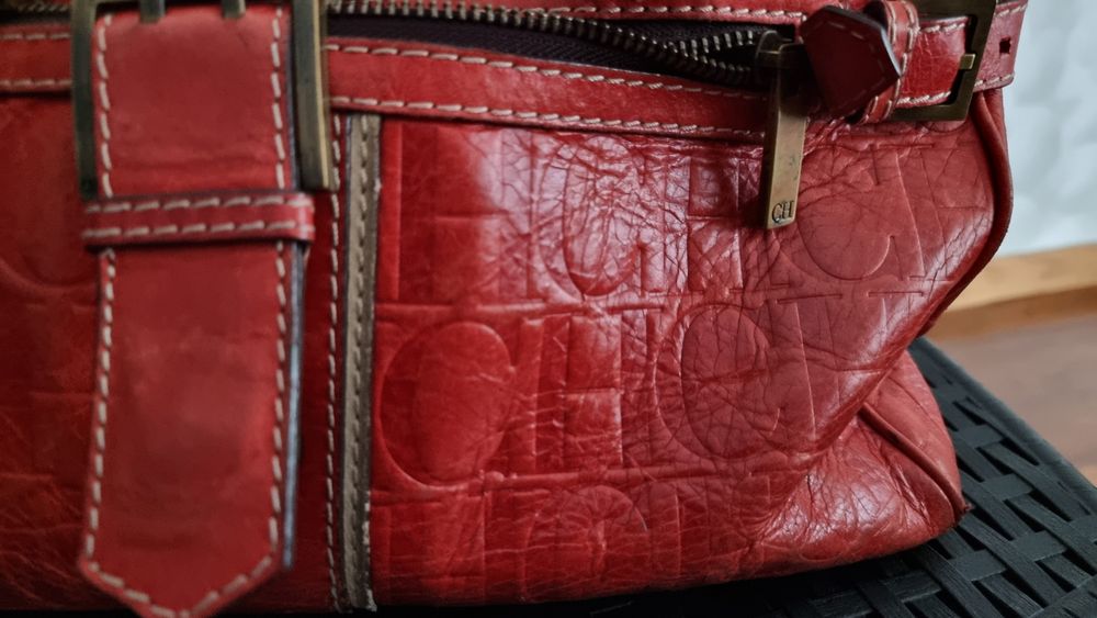 Carteira vermelha Carolina Herrera