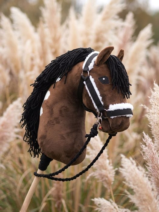 Hobby horse/koń na kiju -Gniady -A4 +
