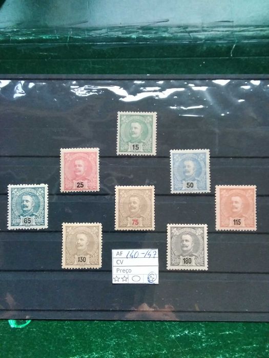 1898/1905 D° Carlos I Novas Cores e Valores MLH *