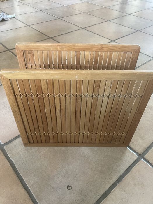 Porta revistas bambu
